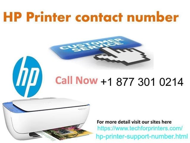 How to fix HP Printer Contact Number +1 877 301 0214