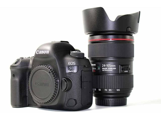 Canon EOS 5D Mark IV DSLR Camera Body with EF 24-105mm f/4L II Lens Kit