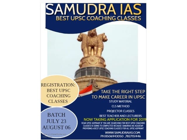 Join best IAS coaching center