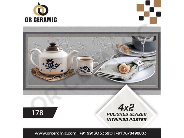Wholesaler of Ceramic Wall Poster Picture Tiles & Kitchen Tile