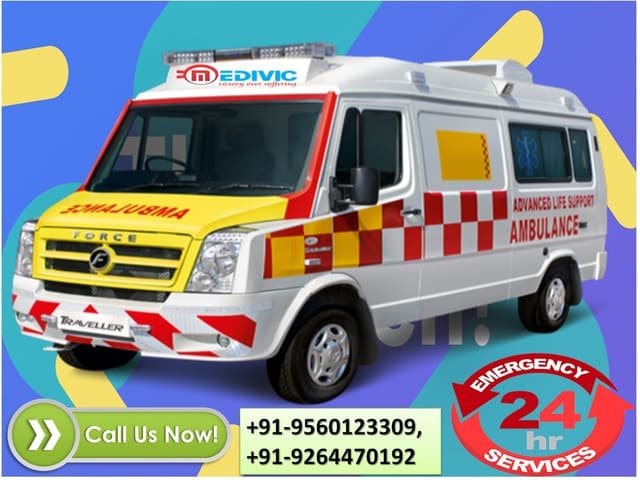 Avail Latest ICU Setup Ambulance Service in Dhanbad at a Very Low-Fare