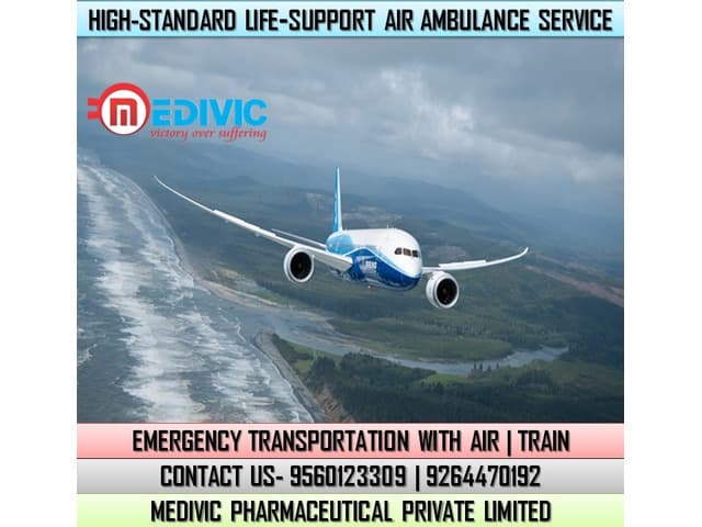 Utilize Supreme ICU Setup by Medivic Air Ambulance Service in Bilaspur