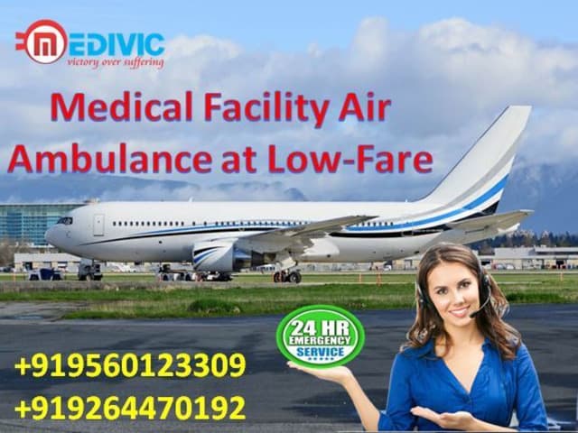 ICU Based Air Ambulance Services in Vellore at Low-Fare by Medivic Aviation