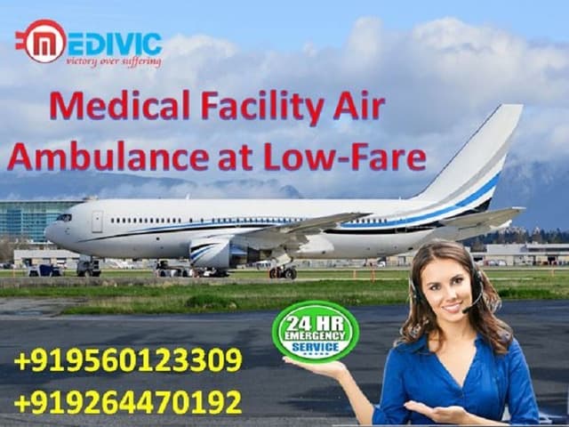 Book Splendid Air Ambulance Services in Imphal by Medivic Aviation