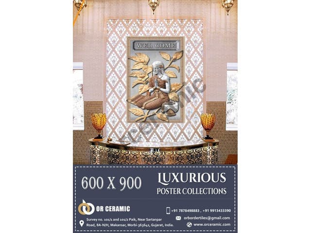 Wholesale High Glossy Poster Wall Tiles Supplier in Morbi India