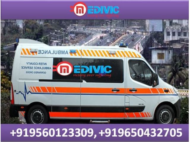 Book Hi-Tech Ambulance Service in Dhanbad with ICU by Medivic