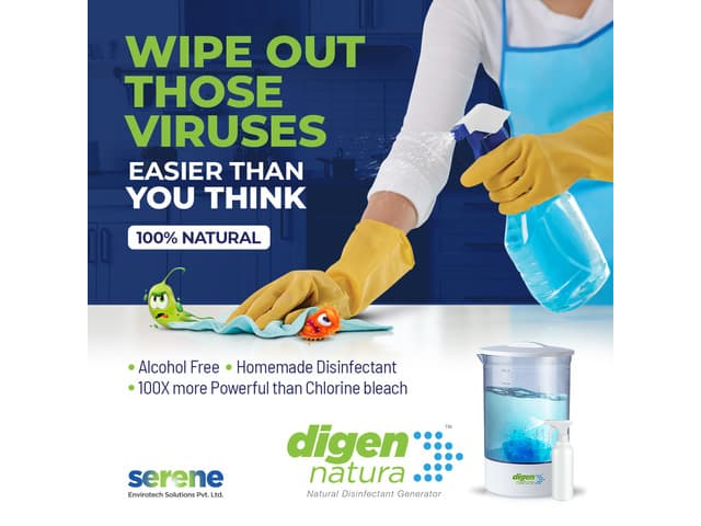 Natural Sanitizer Generators for Home and Office