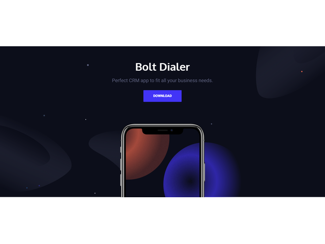 Agent overview of Boltdialer app for android mobile phone