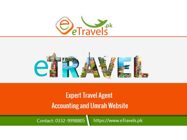 eTravel CRM | Travel Agency Accounting Software | Umrah Software for Travel Agent