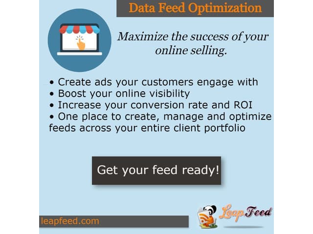 Looking for Data feed management and optimization services?