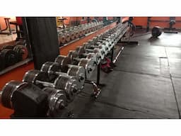 Cable machine and dumb bells - Image 3