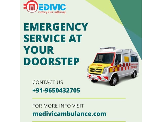 Ventilator Ambulance Service in Dhanbad at Economical Cost | Medivic