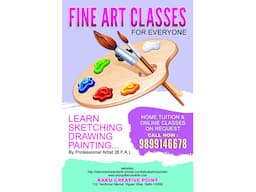 HOME TUTOR FOR SKETCHING, DRAWING, PAINTING | LEARN FINE ART BASICS- 9899146678 - Image 1