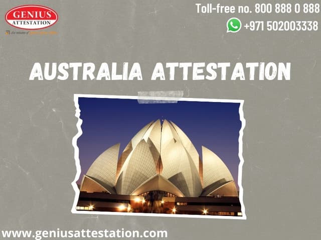 Australia Attestation