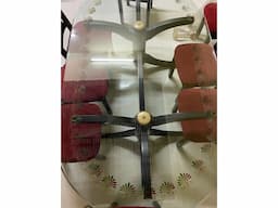 Delicately used 8 seater dining table with chairs in very good condition - Image 2