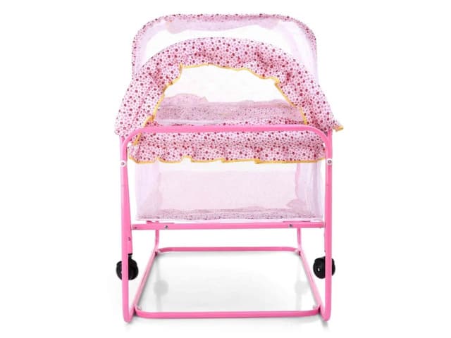 Lightweight Cradle with Mosquito Net - Pink