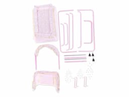 Lightweight Cradle with Mosquito Net - Pink - Image 9