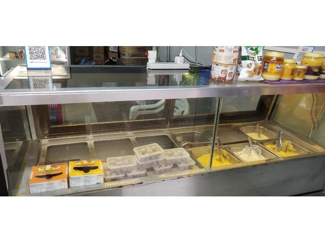 Shrikhand scooping freezer