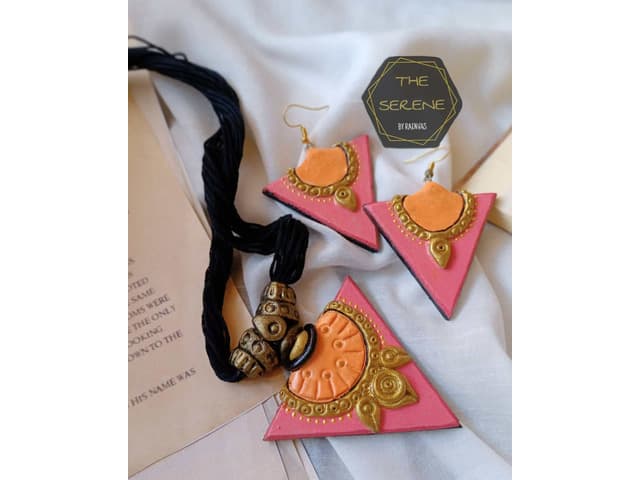 Pink Jewellery Set-RIANSH