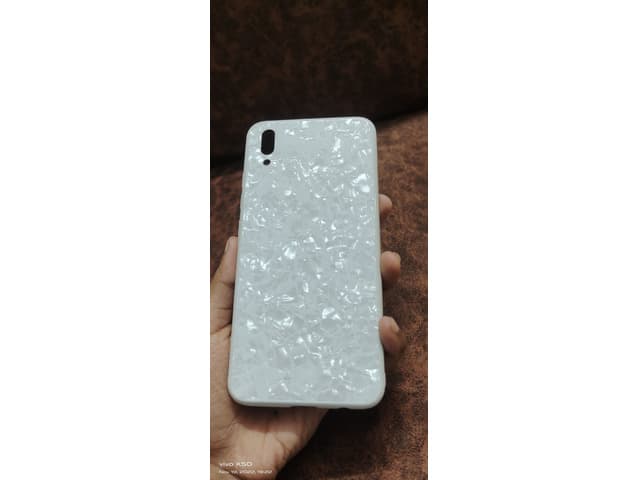 Vivo V11 Pro- Marble Case (white)