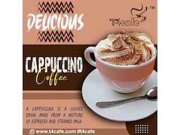 T4 cafe  Cappuccino Coffee - Image 5