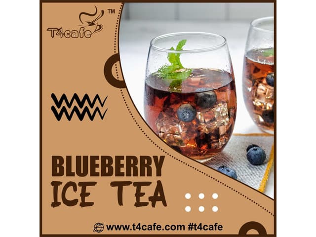 Blue Berry Ice Tea - T4 Cafe