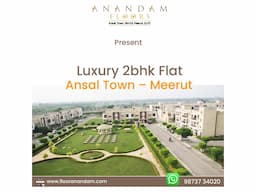 2bhk flats/apartments for sale at Ansal Town Meerut - Anandam floors - Image 3