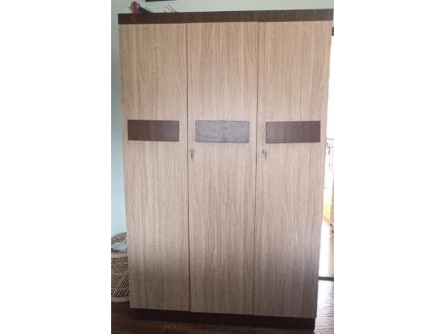Plywood Wardrobe 3 Door with matte finish