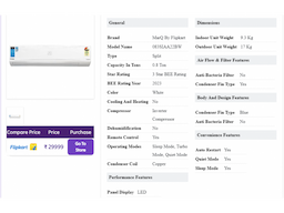 it's Marq Brand, Owned By Flipkart, 4 in 1 I   Split inverter Ac, No Need Any stabilizer - Image 4