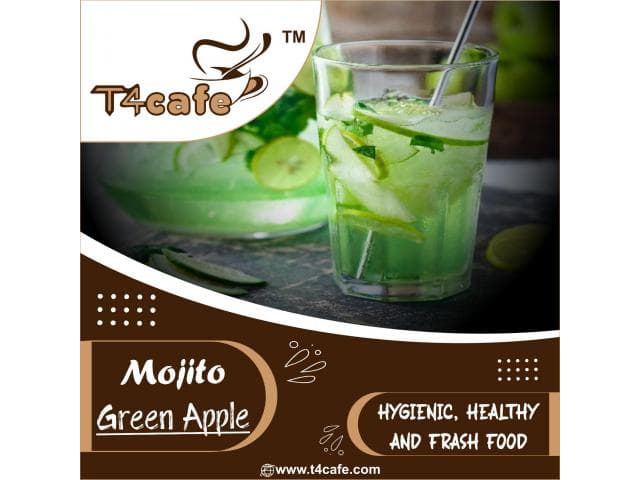 Green Apple Mojito | Hygienic, healthy and Fresh | T4 Cafe