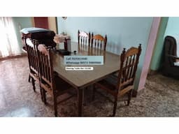 Wooden (TeakWood) SOFA SET 5 Seater 3+1+1 ,Teapoy - Image 4