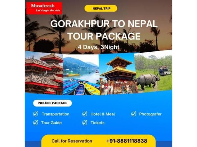 Gorakhpur to Nepal Tour Package