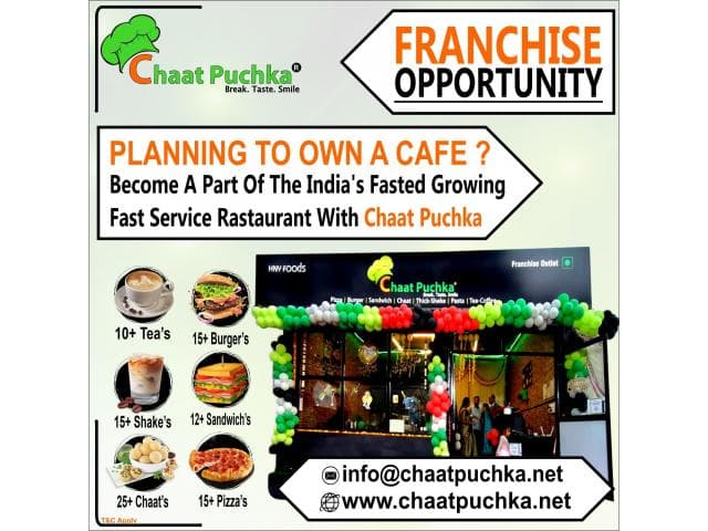 Best Restaurant Franchise India - Chaat Puchka