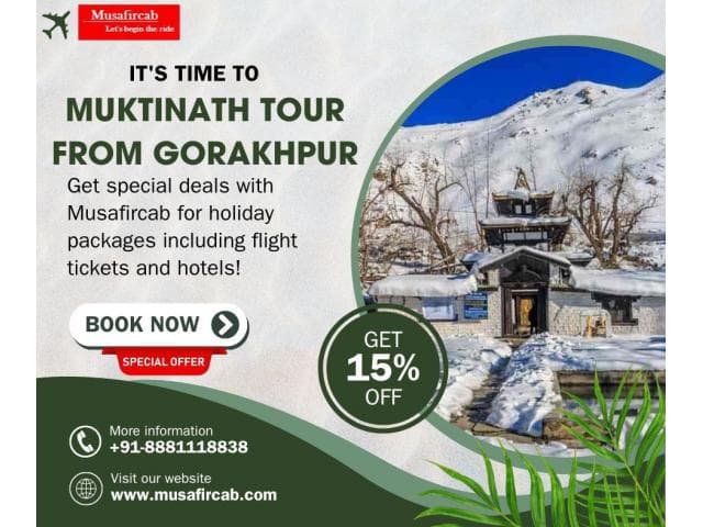 Muktinath Tour Package from Gorakhpur