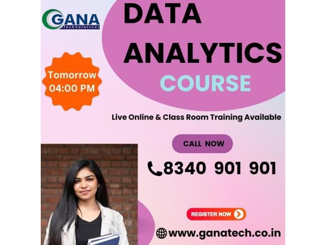 Data Analytics training in Hyderabad | 8340901901 Ganatech