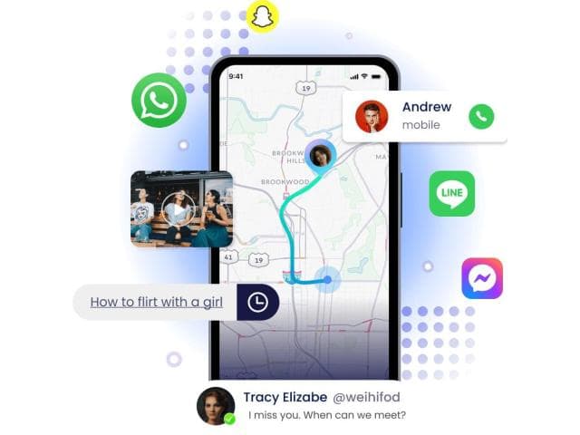 Enter the telephone number - Track a mobile phone Instantly