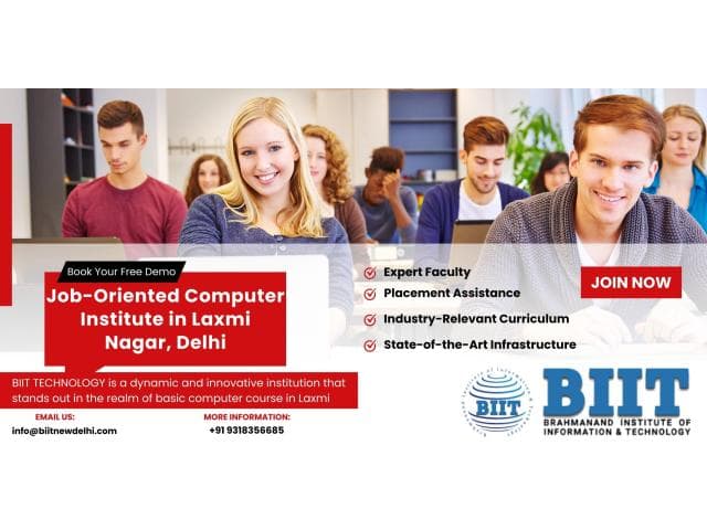 Join Best Computer Institute in Laxmi Nagar & Get Job in Top Companies