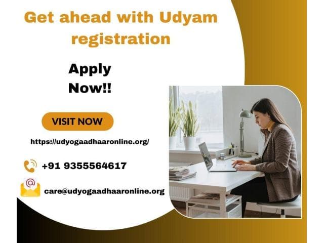 Get ahead with Udyam registration