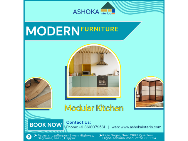 Ashoka Interioo: Best Modular Kitchen Designer in Patna