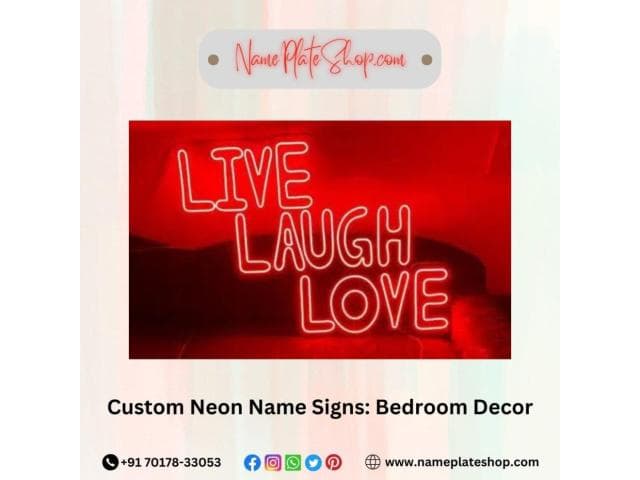 Get a latest collection Of Customized Neon Sign for Your home Decor
