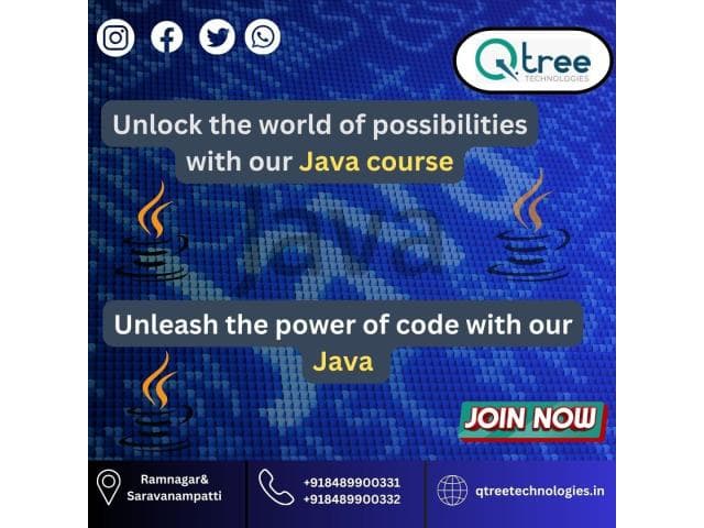 Best Online Java Courses Qtree Technologies