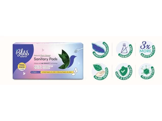 Herbal Bliss organic sanitary napkins available at affordable price