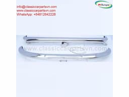 Datsun Roadster Fairlady bumpers (1962-1970) no over riders. - Image 2