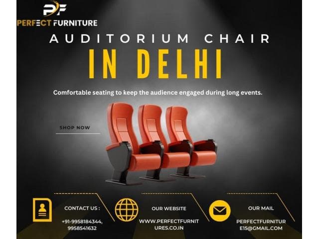 Trusted Auditorium Chair Manufacturer in Delhi – Perfect Furniture