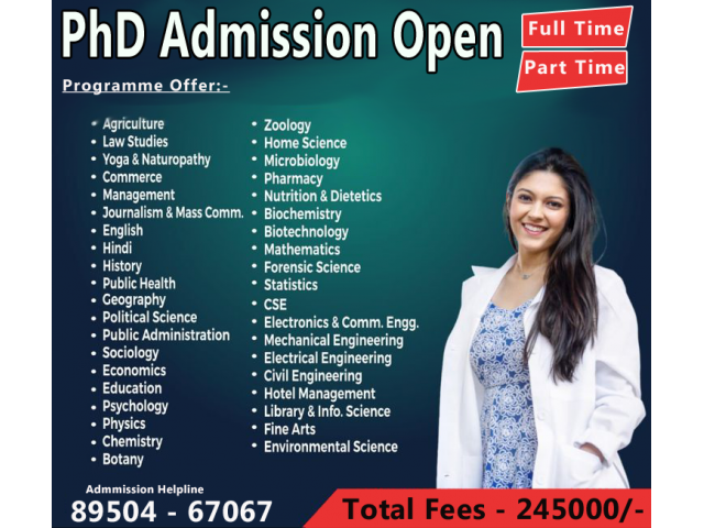 PhD Admission in India, Eligibility, Duration and Top University