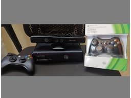 X-Box 360 Slim 250 GB with Kinect + Extra Controller + Games - Image 2