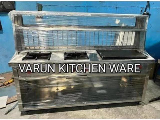 Counter chula 2 burner with dosa