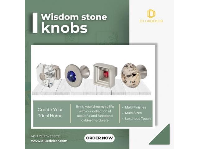 Buy Decorative Wisdom Stone Knobs Online | Stylish & Durable