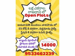 Plots for sale in Amaravathi, Chavapadu, Amaravati Next - Image 1