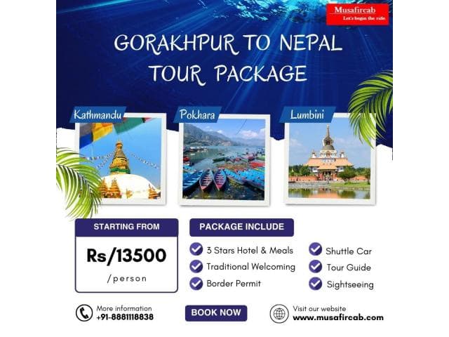 Gorakhpur to Nepal Tour Package